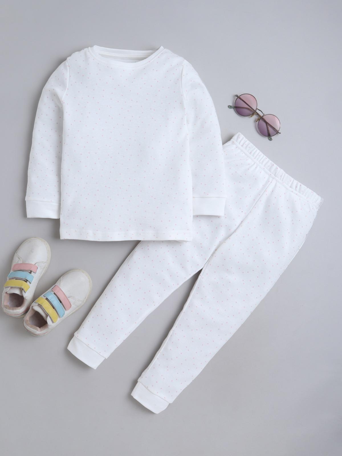 Girls Cotton Nightsuit Set (1–10 Years) – Soft & Comfortable Kids Nightwear - Image 3